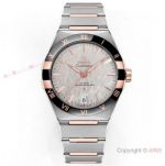 Swiss Grade 1 Copy Omega Constellation 41mm Mysterious Colorful Meteorite Dial Watch